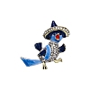 Parrot & Cowboy Hat Enamel Pins PW-WGBBA13-01-5