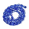 Transparent Electroplate Glass Beads Strands LS-EGLA-N013-T8mm-B11-2