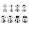 304 Stainless Steel Ear Plugs Gauges WG10FF3-32-3