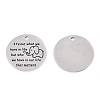 Non-Tarnish 201 Stainless Steel Pendants LS-STAS-T064-38P-12-1