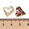 Brass Glass Rhinestone Sew on Rhinestones RGLA-B004-02G-B-3