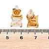 304 Stainless Steel Micro Pave Cubic Zirconia Stud Earrings EJEW-Z165-01G-01-3