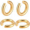 2 Pairs 303 Stainless Steel Cuff Earrings EJEW-BBC0002-25G-1