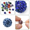 30Pcs Pave Disco Ball Beads RB-YW0001-14M-6