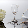 Brass Wine Glass Charm Rings KK-PH0036-43-7