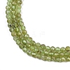 Natural Peridot Beads Strands G-F509-12-3mm-6