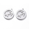 Non-Tarnish 304 Stainless Steel Pendants LS-STAS-L249-002C-1