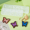 2Pcs 2 Styles DIY Butterfly Quicksand Silicone Molds DIY-TA0009-80-6