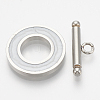 201 Stainless Steel Toggle Clasps STAS-T037-06C-1