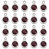 20Pcs Faceted Glass Charms RGLA-TADJ0001-01E-2