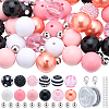DIY Round Acrylic & Resin Bracelets Jewelry Kits DIY-SC0026-23-1