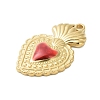 304 Stainless Steel Enamel Pendants STAS-K303-04G-02-2