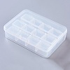 Plastic Bead Containers CON-L009-08-3