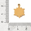 304 Stainless Steel Rhinestone Pendants RB-CBAB4B7-01C-G-3