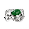 Natural Green Onyx Agate Pendants G-I322-04P-07-3