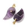 Natural Amethyst Pendants GG-CBA51ED-02G-09-3