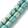 Electroplate Glass Beads Strands EGLA-D030-06E-1