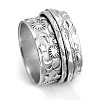 Retro Rotatable 304 Stainless Steel Finger Rings FS-WG84C22-14-1