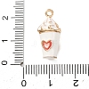 Brass Enamel Pendants KK-CBA8989-01E-3