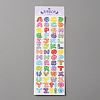 Sparkle PET Stickers STIC-WH0002-01A-1