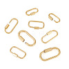8Pcs 4 Styles 304 Stainless Steel Locking Carabiner STAS-TA0005-53-3