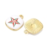 Printed Brass Pendants KK-CBAF9BC-08G-05-2