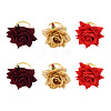 Elecrelive 6Pcs 3 Style Alloy Rope Napkin Rings AJEW-EL0001-01-1