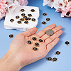 26Pcs Alloy Enamel Letter A~Z Connector Charms FIND-TAC0028-14B-14