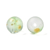 Frosted Baking Paint Glass Beads X1-DGLA-N005-8mm-08-3