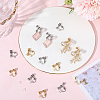 20Pcs 2 Colors 316 Surgical Stainless Steel Clip-on Earring Findings STAS-BBC0008-58A-4