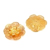 Brass Filigree Cabochons KK-CBACEE9-02D-G-2