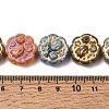 Painted Glass Beads Strands GL-CBA8EF0-02-4