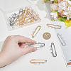 25Pcs 5 Colors Iron Brooch Findings FIND-SP0006-11-3