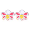 Transparent Acrylic Enamel Beads TACR-N012-007D-2