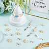 400Pcs 2 Styles Acrylic Imitation Turquoise Beads OACR-SC0002-25-3