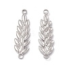 Non-Tarnish 304 Stainless Steel Connector Charms STAS-B031-40P-1