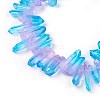 Natural Quartz Crystal Beads Strands G-K191-01A-1