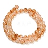 Hearted Natural Citrine Beads Strands GG-T002-A01-8mm-4