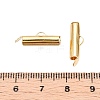 Iron Slide On End Clasp Tubes IFIN-R212-1.6cm-G-3