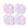 Baking Paint Glass Bead Caps GLAA-S202-04B-1