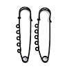 Ion Plating(IP) 304 Stainless Steel Safety Pins Brooch Findings STAS-K252-05C-EB-1