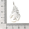 Brass Micro Pave Cubic Zirconia Pendants LS-KK-U061-01P-3