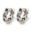 316 Surgical Stainless Steel Hoop Earrings for Women and Men EJEW-D096-15E-AS-1