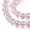 Electroplate Transparent Glass Beads Strands LS-GLAA-T032-T4mm-AB10-2