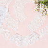6Pcs 6 Styles Polyester Embroidery Lace Collar AJEW-CY0002-84-7