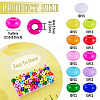 110Pcs 11 Colors Opaque Acrylic European Beads SACR-TA0001-75-4