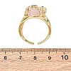 Natural Rose Quartz Cuff Rings GG-CBA5FCC-03G-01-5