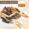 32Pcs 8 Colors 2-Hole Wood Buttons DIY-GF0011-42B-5