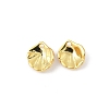 Brass Lotus Leaf Charms X-KK-V015-19G-1
