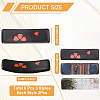 6Pcs 3 Styles Ceramic Chopsticks Stand DJEW-CP0001-38A-2